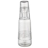 Old Fashioned Karaffe mit Trinkglas, 1l, 0.3 l, H: 31 cm, Ø 9.5 cm