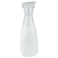 Carafe /pichet polycarbonte Ø 11cm, H: 30cm, 1.6l, avec couvercle transparent