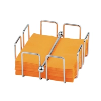 Bar Porte-serviettes, inox, 14 x 14 cm, H: 6.5 cm 