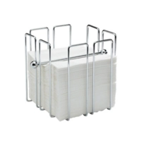 Wire Porte-serviettes inox, 19 x 19 cm, H: 19 cm 