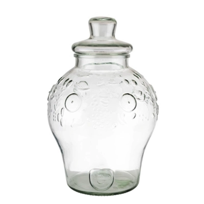 Glas m. Deckel zu Getränkespender Fruits, Ø 25 cm, H: 42 cm, 10.5 l_1
