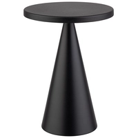Lampe de table Cone, Ø 13 cm, H: 18 cm, noir 