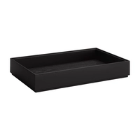 Boîte en bois GN 1/1 Valo, 53 x 32 cm, H: 8.5 cm,  noir