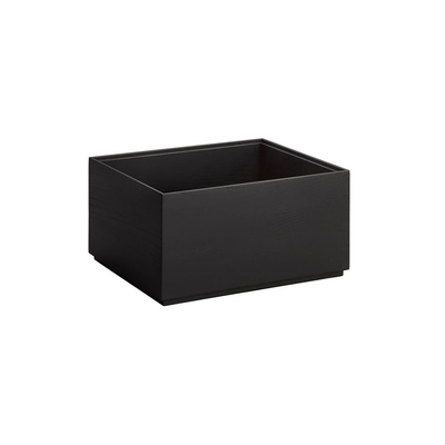 Boîte en bois GN 1/2 Valo, 32.5 x 26.5 cm,  H: 16.5 cm, noir_1
