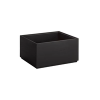 Boîte en bois GN 1/2 Valo, 32.5 x 26.5 cm,  H: 16.5 cm, noir
