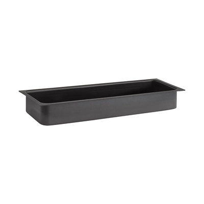 GN 2/4 Einsatz Valo, 51.5 x 15 cm, H: 6 cm,  schwarz_1