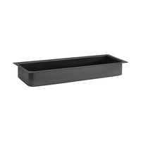 GN 2/4 Einsatz Valo, 51.5 x 15 cm, H: 6 cm,  schwarz