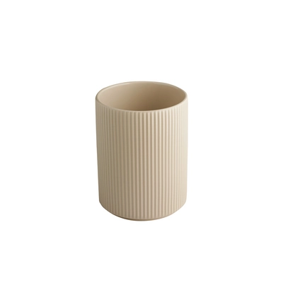 Pot à dressing The Grid, Ø 12.5 cm, H: 16.5 cm,  1.3 litre, sable_1