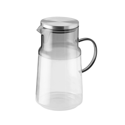 Saft Wasserkanne, Deckel Edelstahl klar, 2 l,  Ø 13 cm, H: 23 cm, Polycarbonat_1