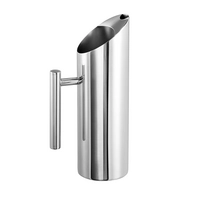 Wasserkanne, Ø 9 cm, H: 27,5 cm, 1.2 Liter,  Edelstahl hochglanzpoliert