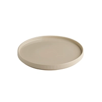 Assiette The Grid, Ø 26 cm, H: 2.5 cm,  sable