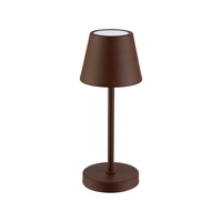 Lampe de table Merle Micro, Ø 8 cm, H: 20 cm, brun 