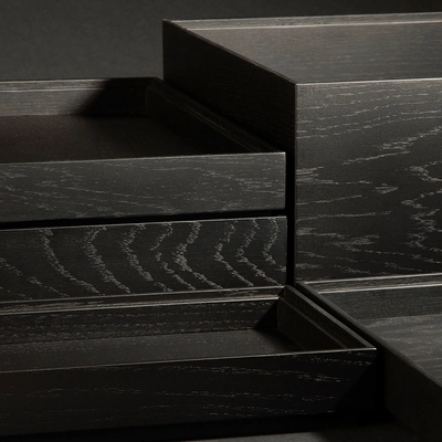 Boîte en bois GN 1/3 Valo, 32.5 x 17.6 cm,  H: 4.5 cm, noir_2