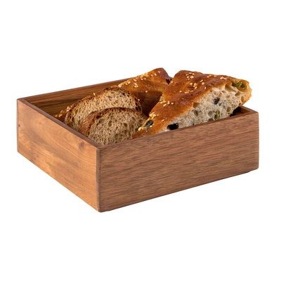 Boîte en bois Woody, bois d’acacia, 15 x 15 cm,  H: 5.5 cm_2