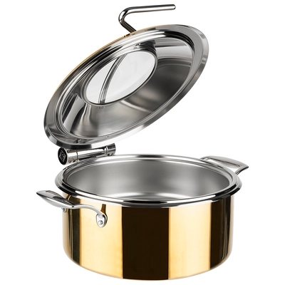 Orbit Chafing Dish 4-tlg. Ø 30.5cm, Edelstahl, 4 l gold_2