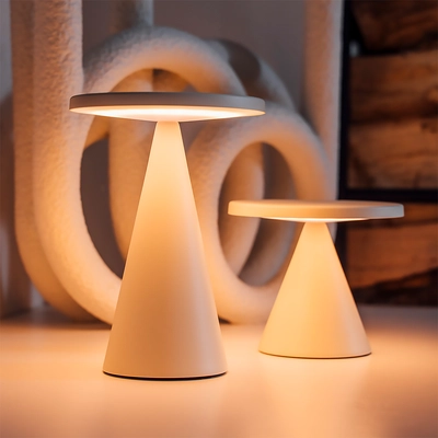 Lampe de table Cone, Ø 13 cm, H: 18 cm,  whisper white_2