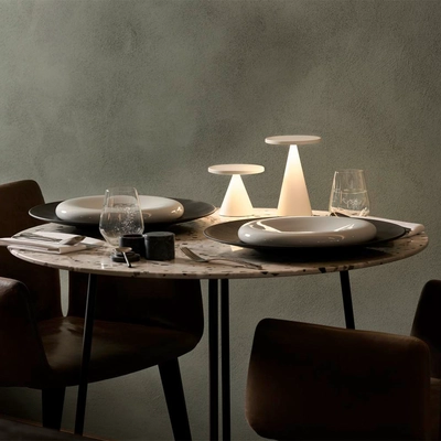 Lampe de table Cone Mini, Ø 13 cm, H: 11.5 cm,  whisper white_2