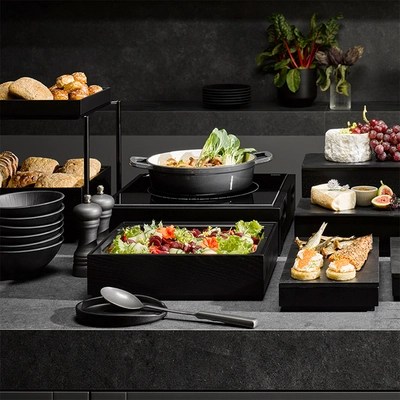 Induktionsstation Valo, 2 tlg. Set,  38.5 x 38.5 cm, H: 10 cm _2