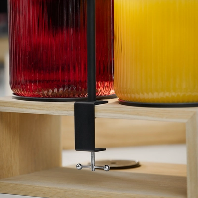 Schraubklammer Valumo, mit flexiblem Arm,  4.5 x 4 cm, H: 64 cm, Metall_3