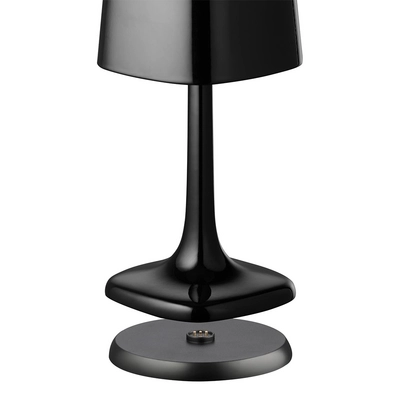Tischleuchte Soho, 10.5 x 10.5 cm, H: 21.5 cm,  glossy black_3