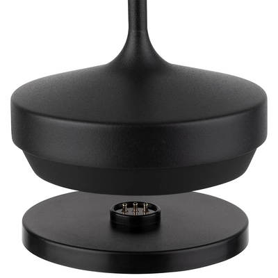 Lampe de table Nissrin, Ø 8 cm, H: 25 cm, noir _3