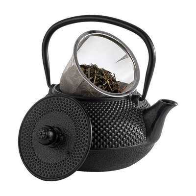 Teecruche  Asia, 17 x 14 cm, H: 17 cm,  en fonte, emaillé à l'intérieur, 0.8 _2