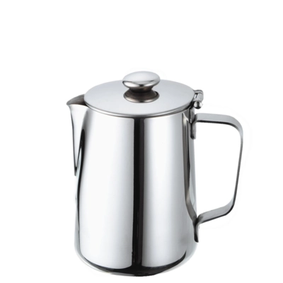 Kaffeekanne Edelstahl, mit Klappdeckel, 0.9 l _1