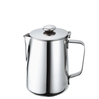 Kaffeekanne Edelstahl, mit Klappdeckel, 0.9 l 