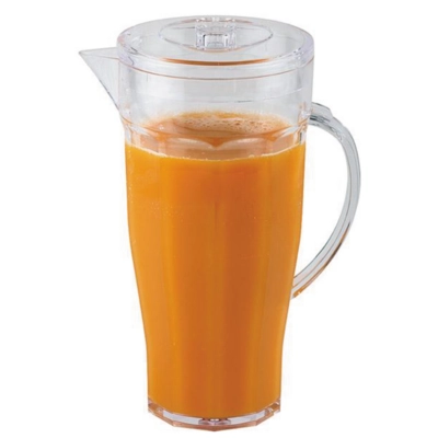 Pichet à jus, à l'eau, H: 29 cm, 2.5 l, en plastique MS de haute qualité, transparent_1