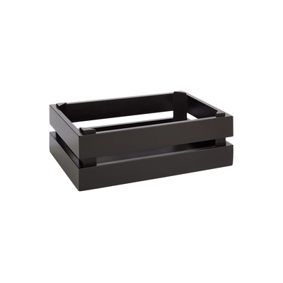GN Superbox Boîte noir 29 x 18.5cm, H:10.5 cm, en bois d' acacia_1