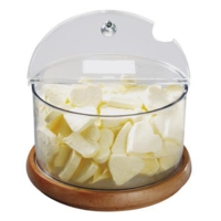 Bol réfrigéré Top Fresh Maxi Ø 22 cm, H: 18 cm, 4.0l, base en bois d'hêtre