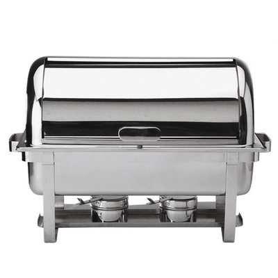 GN 1/1 Rolltop Chafing Dish Maestro, en inox, 9 l _1