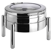 Premium Chafing Dish, CNS, rund,6 L, 55 x 45 cm, H: 34 cm_1