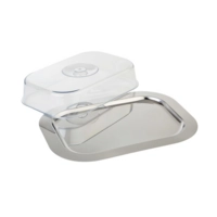 Tablett mit Haube Finesse, 42 x 31 cm 18/0 Edelstahl