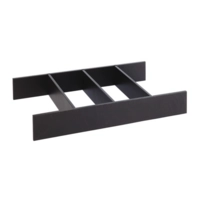 Besteckkasteneinsatz Frames, 48.5 x 28 cm, H: 8 cm Buche, massiv, Farbton Wenge