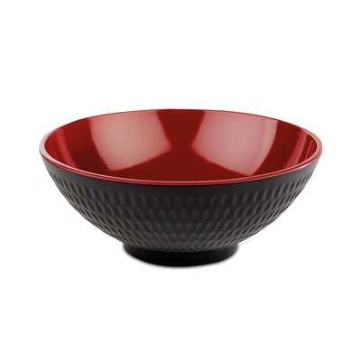 Schale Asia Plus schwarz-rot, Ø 20cm, H: 8cm, 1.1l _1