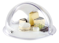 Cloche basculante en SAN, Ø 50 cm, bouton de préhension chromée_1
