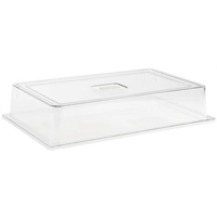 GN 1/1 Abdeckhaube, 53 x 32.5 cm, H: 9.5 cm Polycarbonat