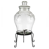 Getränkespender Fruits, Ø 25 cm H: 58 cm, 10.5 l, aus Glas  