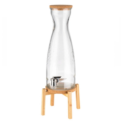 Distributeur de boissons Fresh Wood, 23 x 23cm, H: 56.5 cm, récipient en verre robuste_1