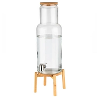 Distributeur de boissons Nordic Wood, 23 x 23 cm, H: 60.5 cm, récipient en verre robuste