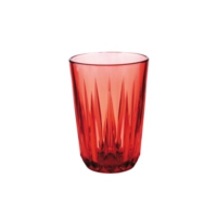 Gobelet Crystal, tritane, rouge, 7 cm Ø, H: 9.5 cm, 150 ml