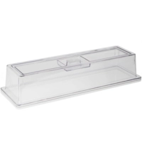 GN 2/4 Abdeckhaube , 53 x 16.2 cm H: 10.5 cm Polycarbonat                  