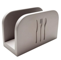 Porte-serviettes Element, 16 x 7.5 cm H: 10 cm,  béton