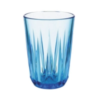 Gobelet Crystal,  8.5 cm Ø, H: 14 cm Tritan, bleu, 400 ml