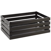 GN Superbox Boîte noir 55.5 x 35 cm, H: 20 cm, en bois d'acacia_1