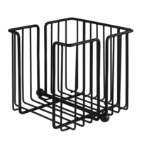 Urban Serviettenhalter, 19 x 19 cm, H: 18 cm, schwarz