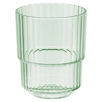 Trinkbecher Linea, grün, 150 ml, stapelbar Ø 6.5 cm, H: 8 cm, Tritan
