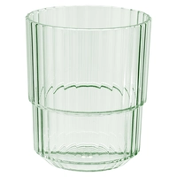 Trinkbecher Linea, grün, 300 ml, stapelbar Ø 8.5 cm, H: 10 cm, Tritan