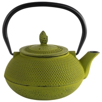 Teekanne Asia, 17 x 14 cm, H: 17 cm, 0.8 l Gusseisen, innen emailliertl